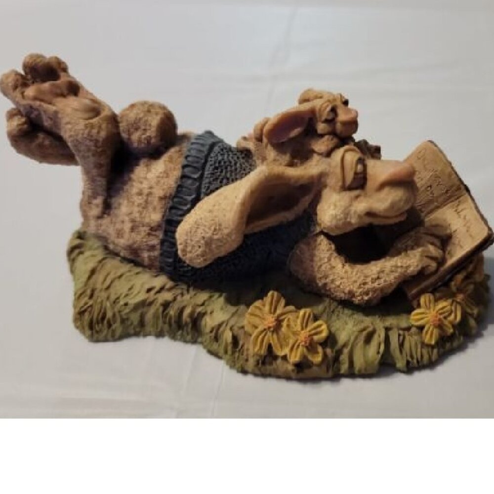 Vintage Frumps D&D Studios "Henry& Hoppy" Figurine Signed And Dated D. Harris